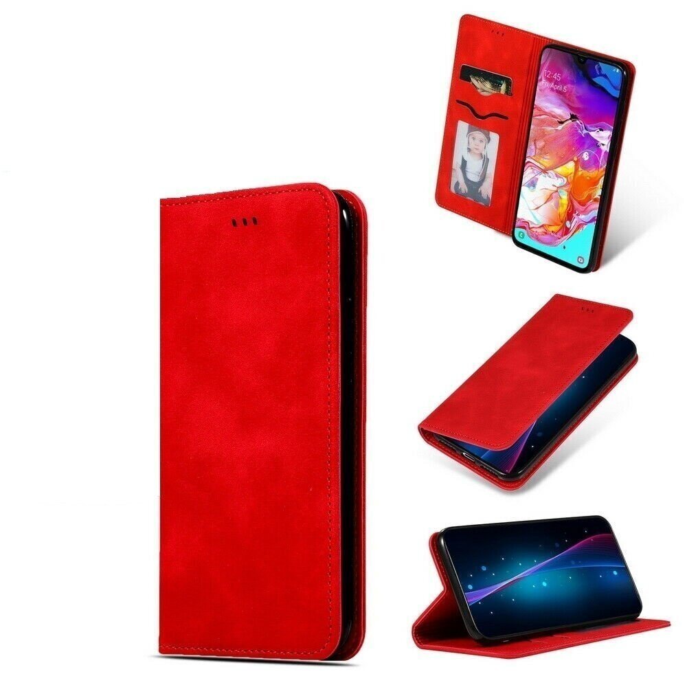 Dėklas Business Style Xiaomi Redmi 15C 4G raudonas