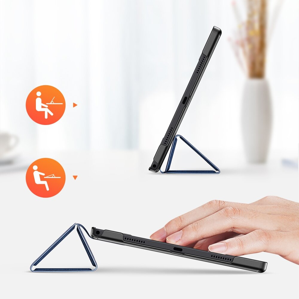 Dėklas Dux Ducis Domo Samsung X200/X205 Tab A8 10.5 2021 tamsiai mėlynas 4 Dėklas Dux Ducis Domo Samsung X200/X205 Tab A8 10.5 2021 tamsiai mėlynas 4