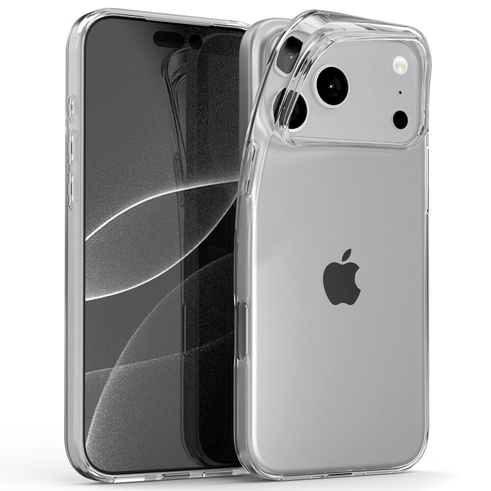 iPhone 17 Pro Max Mercury Jelly Clear dėklas – skaidrus