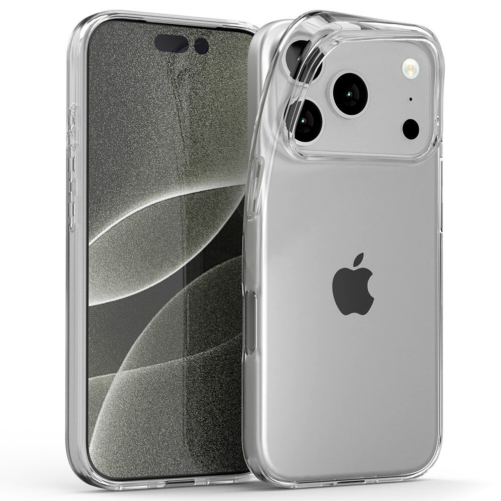 iPhone 17 Pro Mercury Jelly Clear dėklas – skaidrus