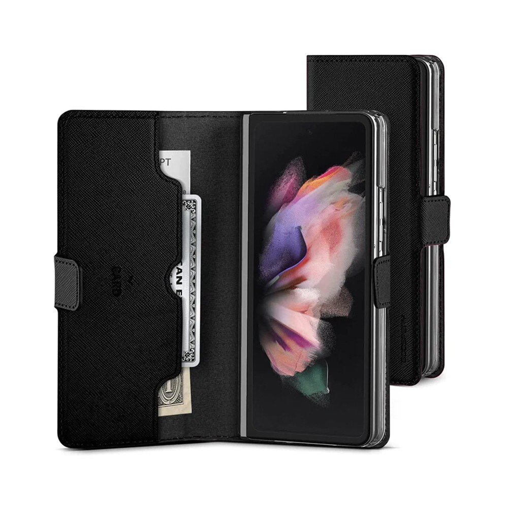 Dėklas Mercury Premium Diary Samsung F956 Z Fold6 juodas