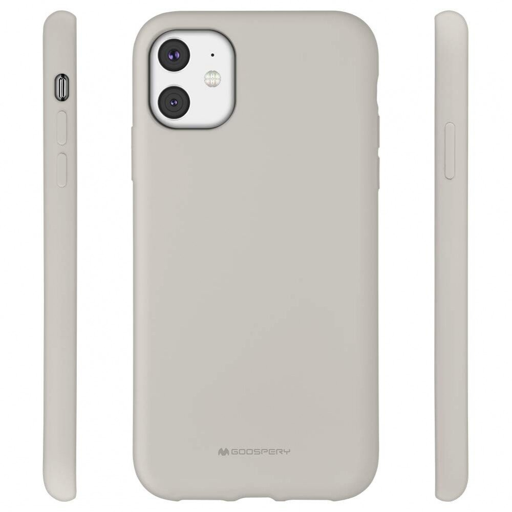 Dėklas Mercury Silicone Case Apple Iphone 11 Akmens Spalvos 1 Dėklas Mercury Silicone Case Apple Iphone 11 Akmens Spalvos 1