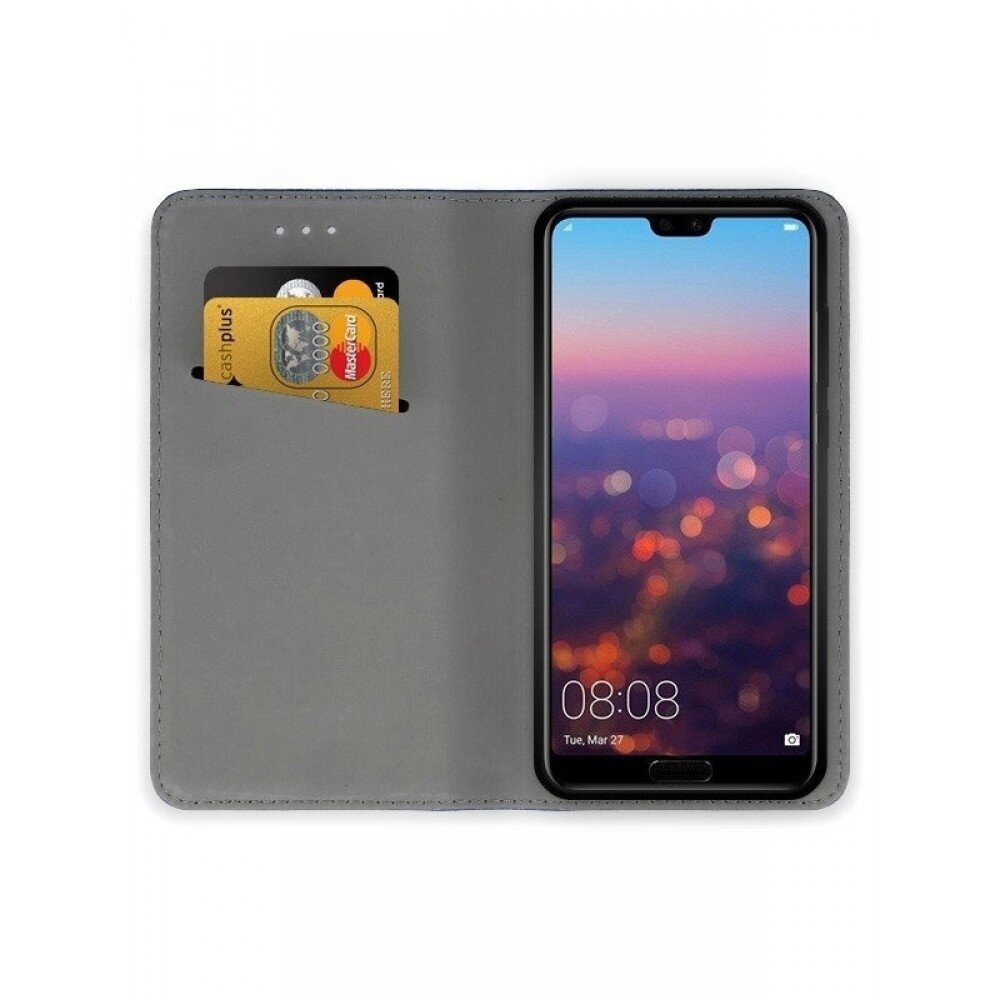 Dėklas Smart Magnet Huawei P20 Juodas 2 Dėklas Smart Magnet Huawei P20 Juodas 2