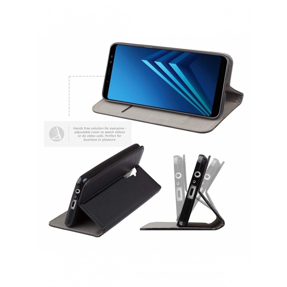 Dėklas Smart Magnet Samsung A530 A8 2018 Juodas 5 Dėklas Smart Magnet Samsung A530 A8 2018 Juodas 5