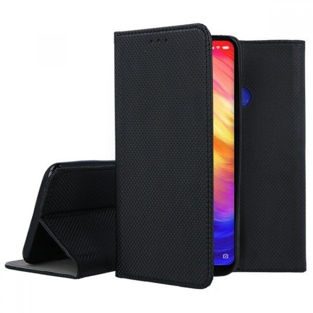 Dėklas Smart Magnet Xiaomi Redmi 7 Juodas Dėklas Smart Magnet Xiaomi Redmi 7 Juodas