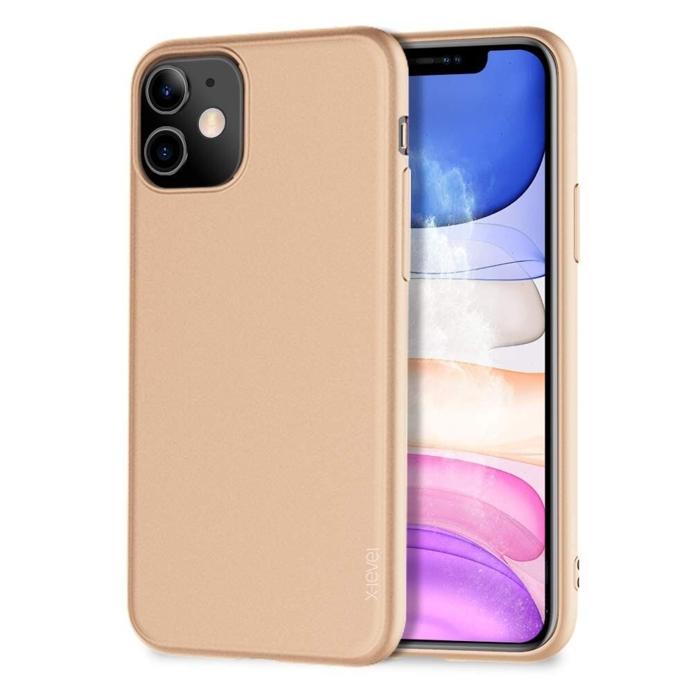 Dėklas X-Level Guardian Apple Iphone 11 Auksinis Dėklas X-Level Guardian Apple Iphone 11 Auksinis