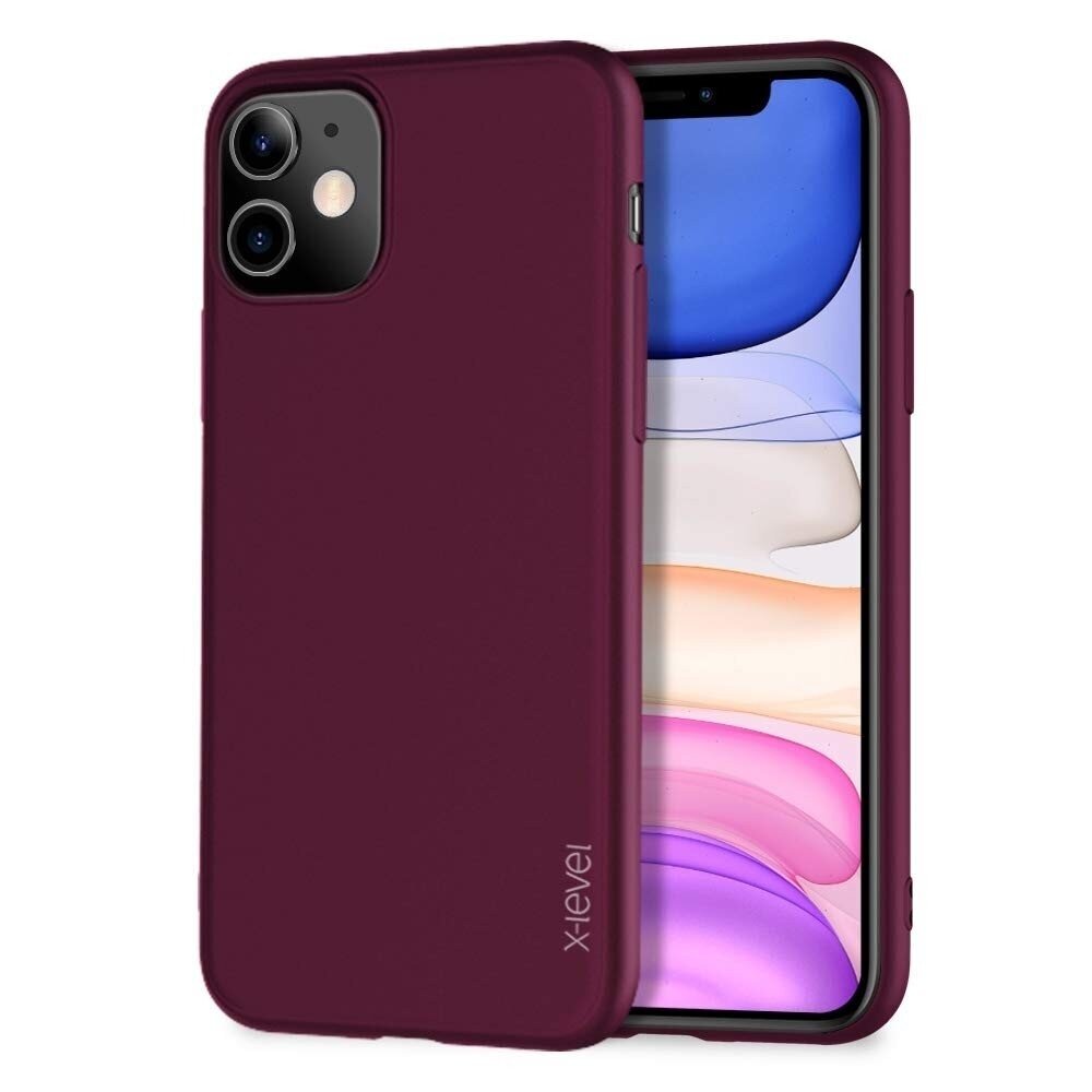 Dėklas X-Level Guardian Apple Iphone 11 Bordo Dėklas X-Level Guardian Apple Iphone 11 Bordo