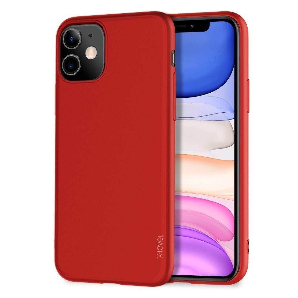 Dėklas X-Level Guardian Apple Iphone 11 Raudonas