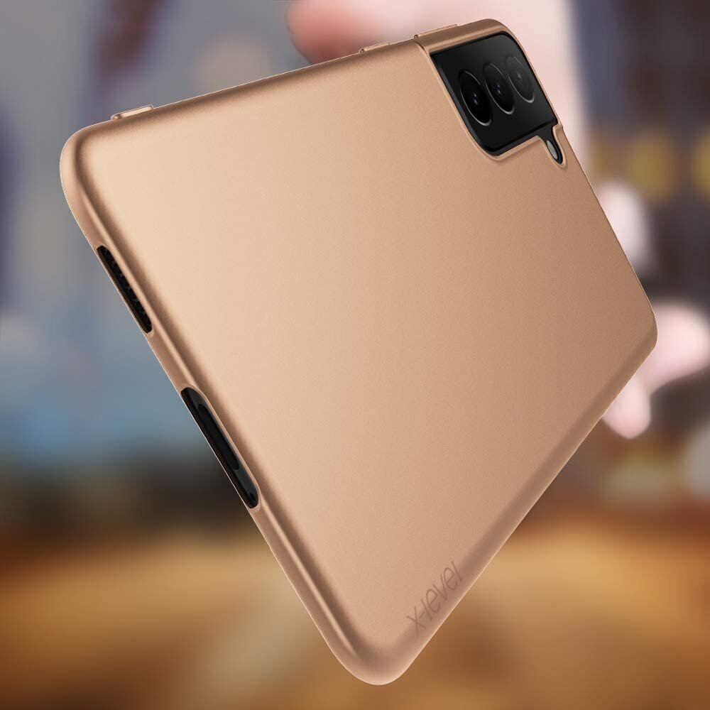 Dėklas X-Level Slim Guard Samsung S21/S30 Auksinis 1