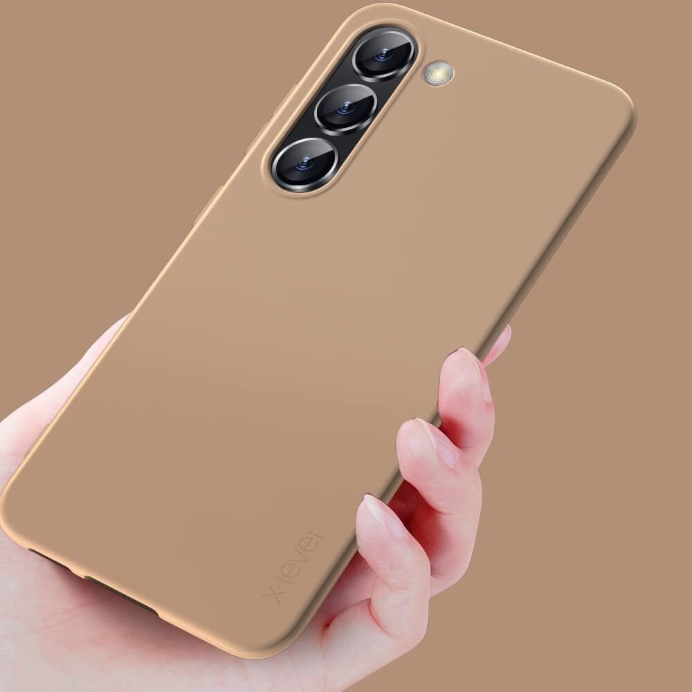 Dėklas X-Level Slim Guard Samsung S911 S23 5G auksinis 3