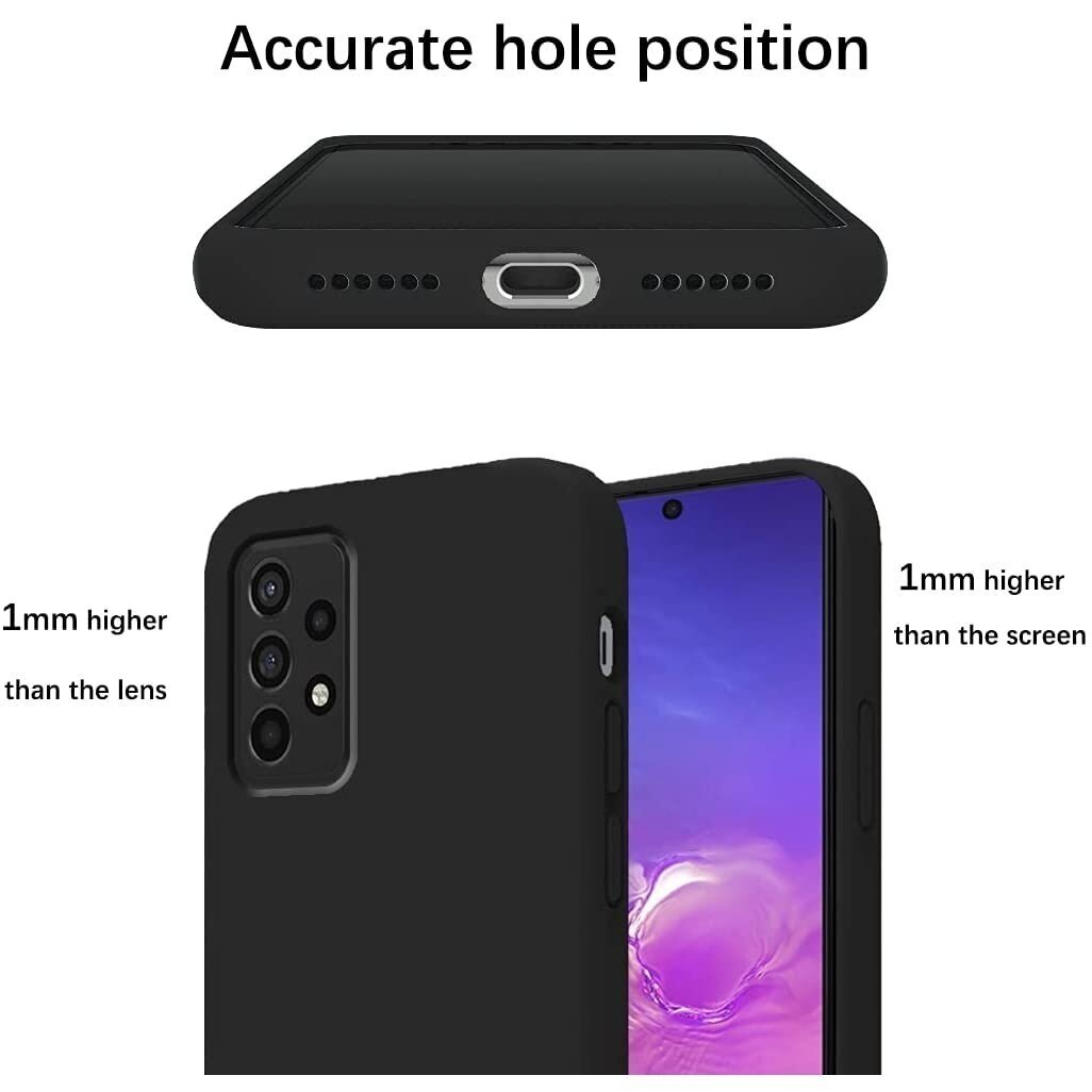 Dėklas Soft silicone by X-level Samsung A13 4G juodas  1