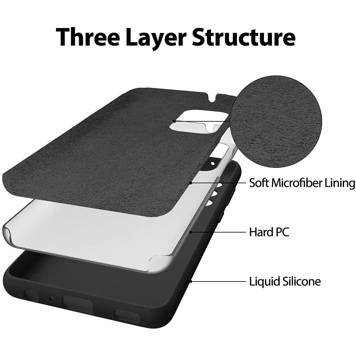 Dėklas Mercury LSR Soft Samsung A035 A03s tamsiai žalias  3