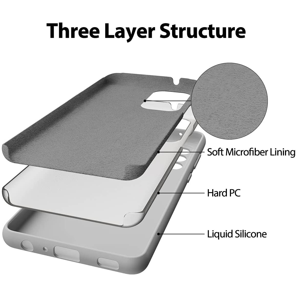 Dėklas Mercury LSR Soft Samsung A726 A72 5G akmens spalvos 2 Dėklas Mercury LSR Soft Samsung A726 A72 5G akmens spalvos 2