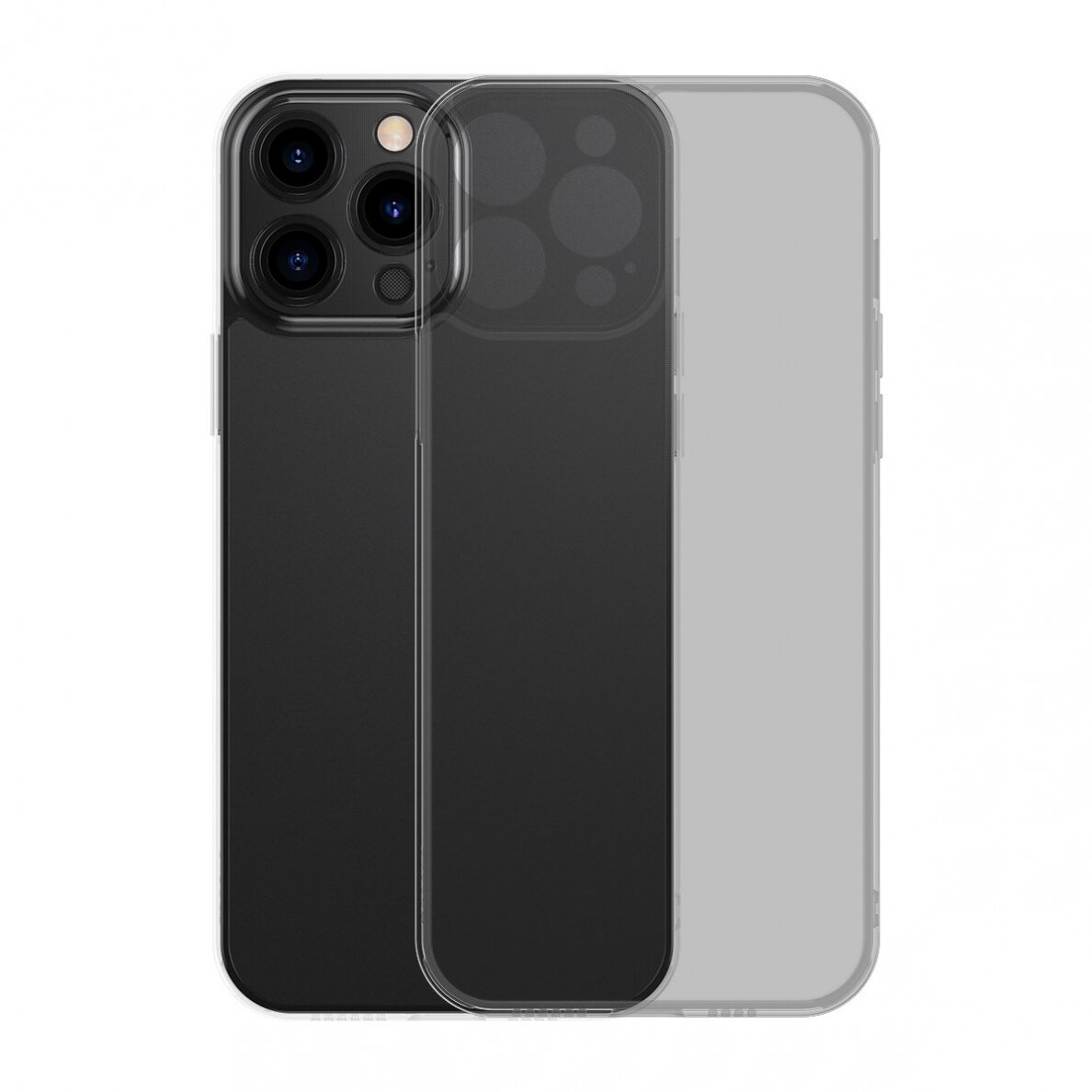 Dėklas Baseus frosted glass case cover for iphone 13 pro Juodas (arws001001) 1 Dėklas Baseus frosted glass case cover for iphone 13 pro Juodas (arws001001) 1