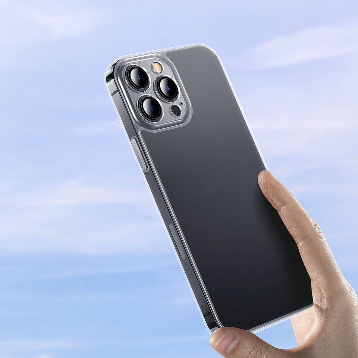 Dėklas Baseus frosted glass iphone 13 pro max Skaidrus (arws000802) 9 Dėklas Baseus frosted glass iphone 13 pro max Skaidrus (arws000802) 9