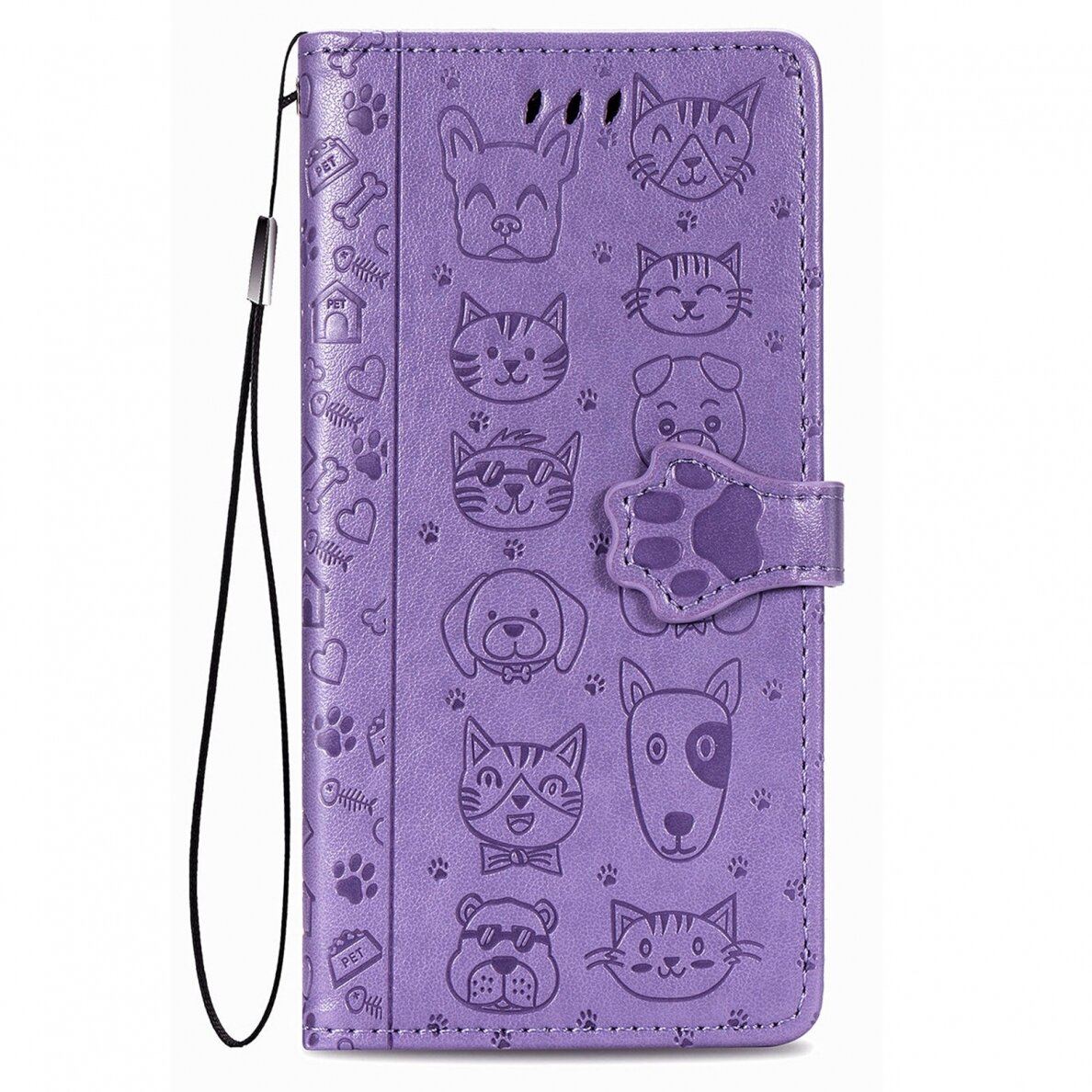 Dėklas Cat-Dog Samsung A145 A14 4G/A146 A14 5G violetinis