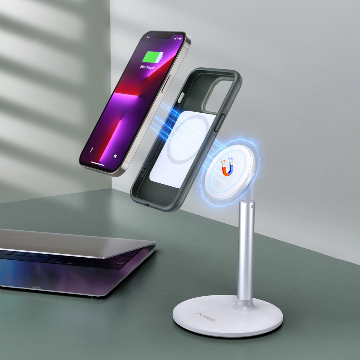 Dėklas Choetech case iPhone 13 Pro Max Žalias (PC0114-MFM-GN) 10 Dėklas Choetech case iPhone 13 Pro Max Žalias (PC0114-MFM-GN) 10