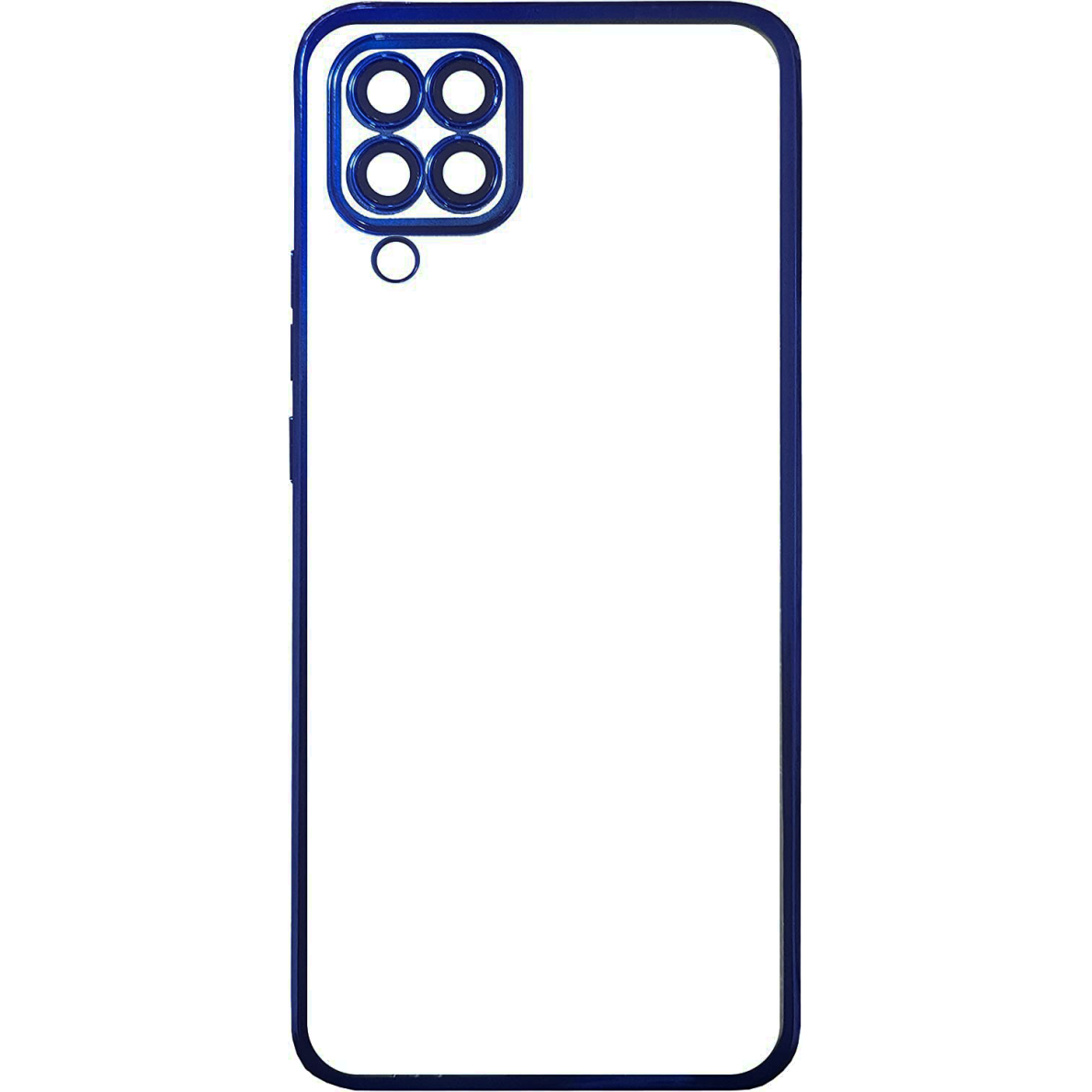 Dėklas Clear Color Case Gel TPU Electroplating Samsung Galaxy A22 4G Mėlynas Dėklas Clear Color Case Gel TPU Electroplating Samsung Galaxy A22 4G Mėlynas