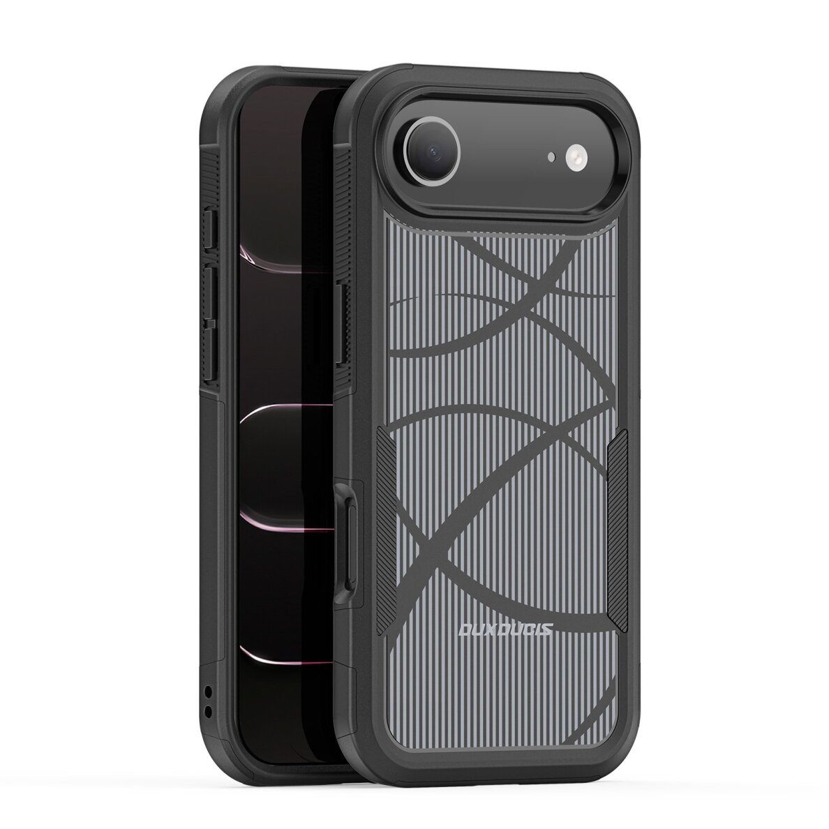 iPhone Air Dux Ducis Shld dėklas – juodas (Rhythm Pattern)