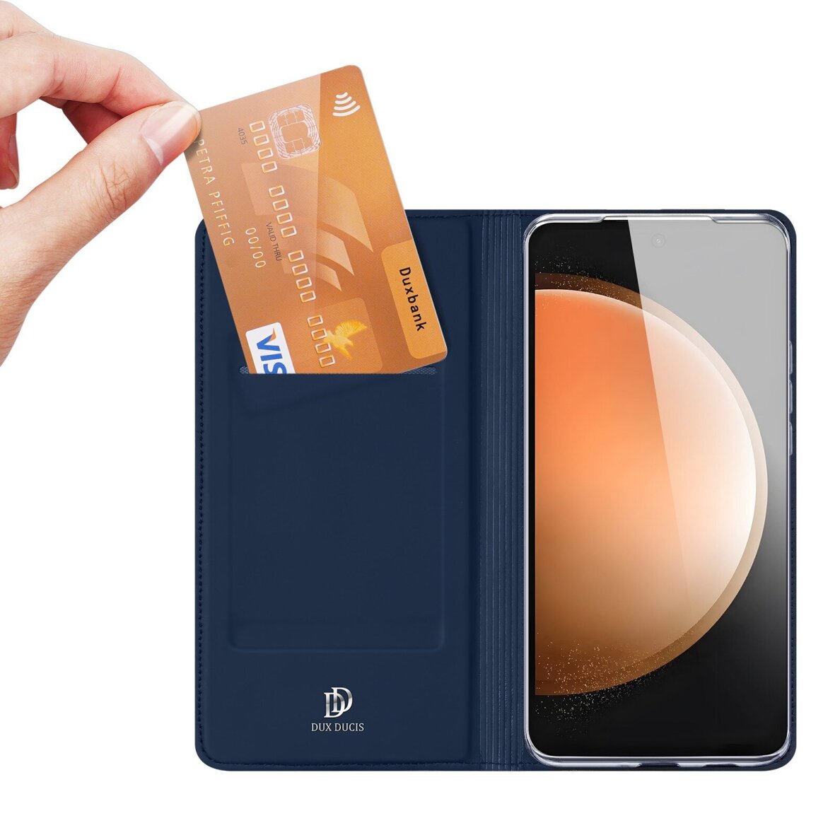 Dėklas Dux Ducis Skin Pro Samsung A175 A17 4G/A176 A17 5G tamsiai mėlynas 1