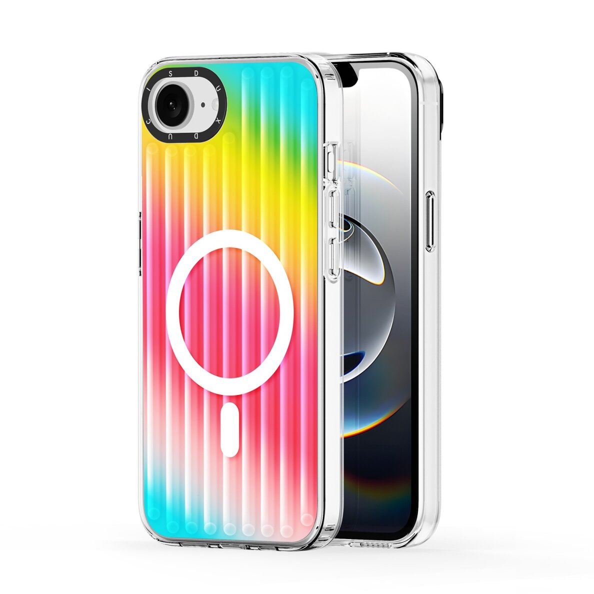 iPhone 16e Dux Ducis Zest dėklas Gradient Rainbow iPhone 16e Dux Ducis Zest dėklas Gradient Rainbow