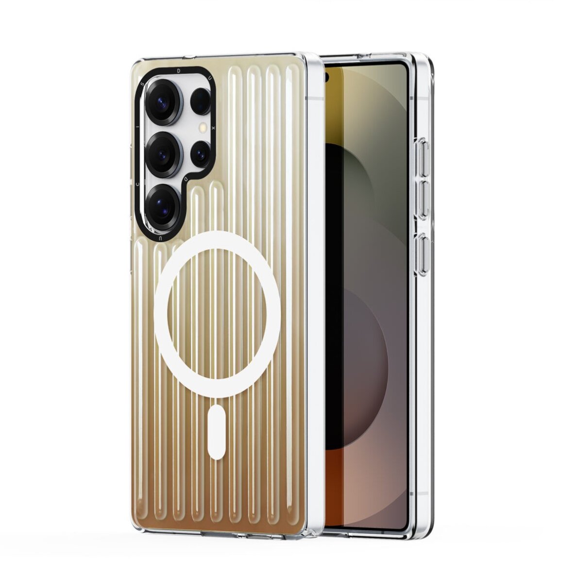 Samsung S938 S25 Ultra Dux Ducis Zest dėklas Gradient Desert Gold
