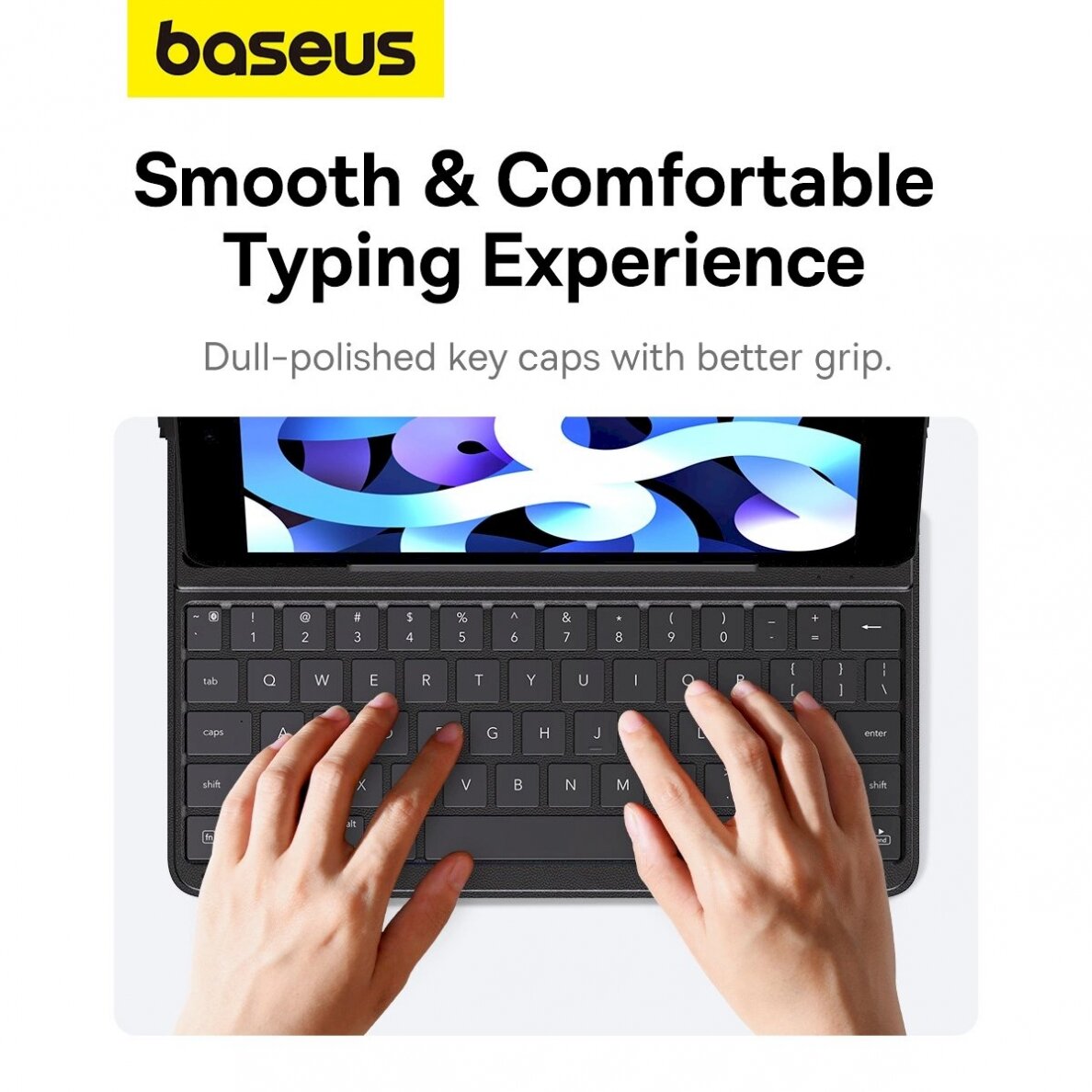 Dėklas klaviatūra Baseus Brilliance Series keyboard iPad 10.2'' (2019/2020/2021) + USB-C cable - Juodas 14 Dėklas klaviatūra Baseus Brilliance Series keyboard iPad 10.2'' (2019/2020/2021) + USB-C cable - Juodas 14