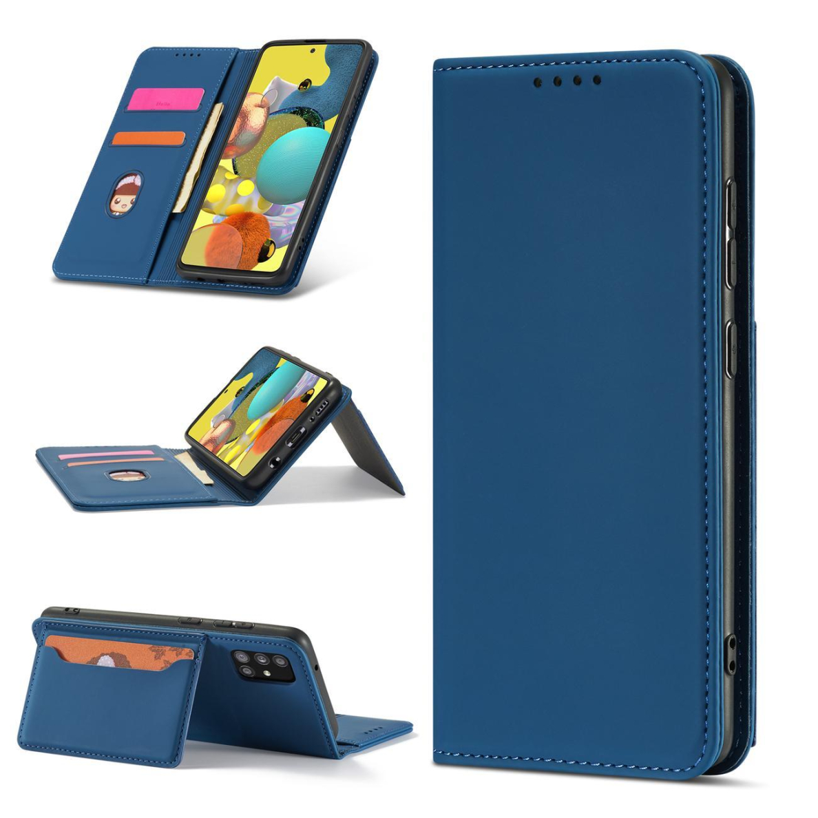Dėklas Magnet Card Case Samsung Galaxy A12 5G Mėlynas 11 Dėklas Magnet Card Case Samsung Galaxy A12 5G Mėlynas 11