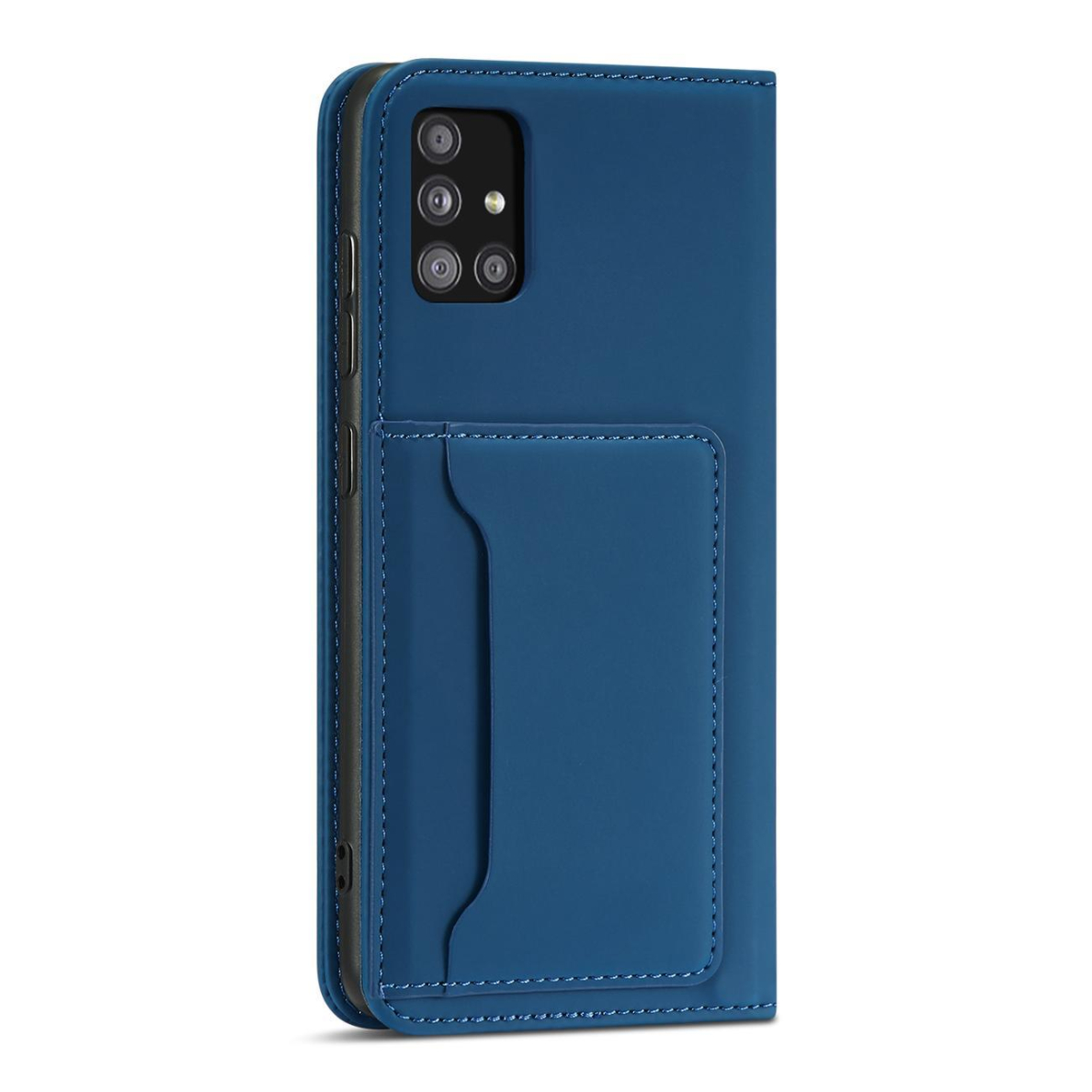 Dėklas Magnet Card Case Samsung Galaxy A12 5G Mėlynas 12 Dėklas Magnet Card Case Samsung Galaxy A12 5G Mėlynas 12