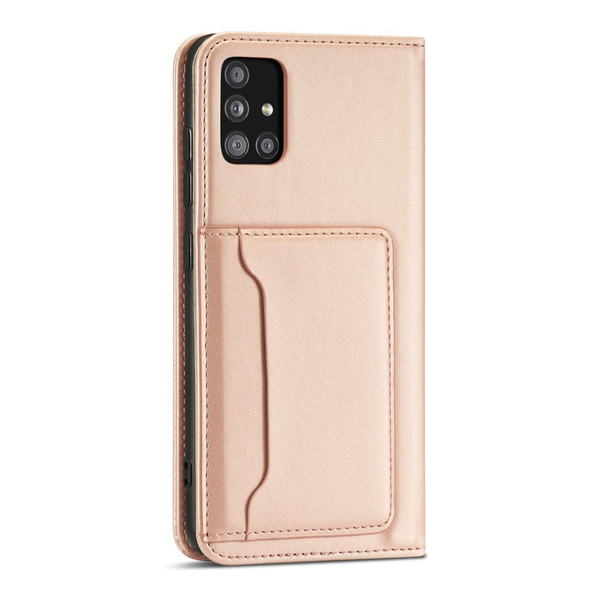 Dėklas Magnet Card Case Samsung Galaxy A12 5G Rožinis 19 Dėklas Magnet Card Case Samsung Galaxy A12 5G Rožinis 19