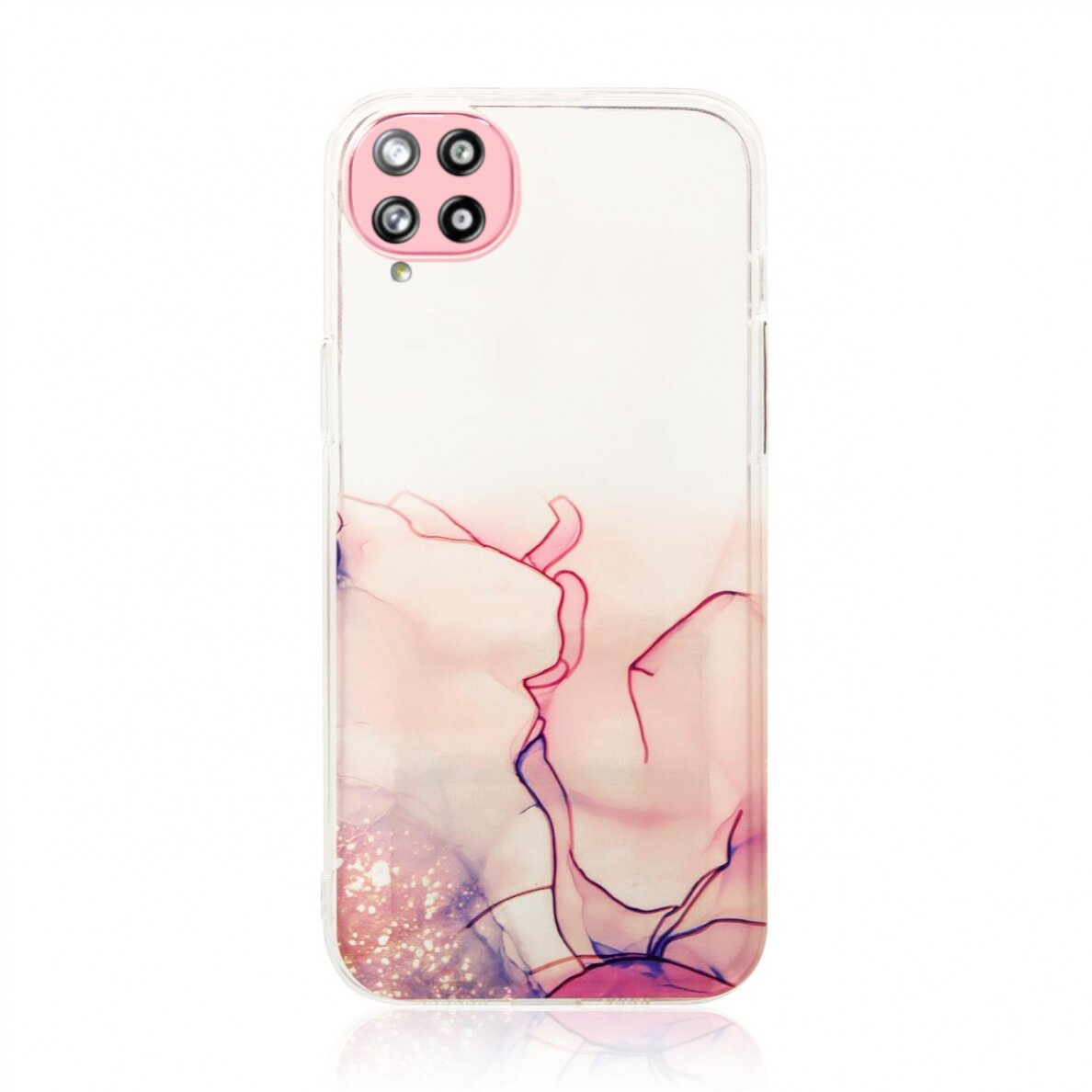 Dėklas Marble Case Samsung Galaxy A12 5G Rožinis Dėklas Marble Case Samsung Galaxy A12 5G Rožinis