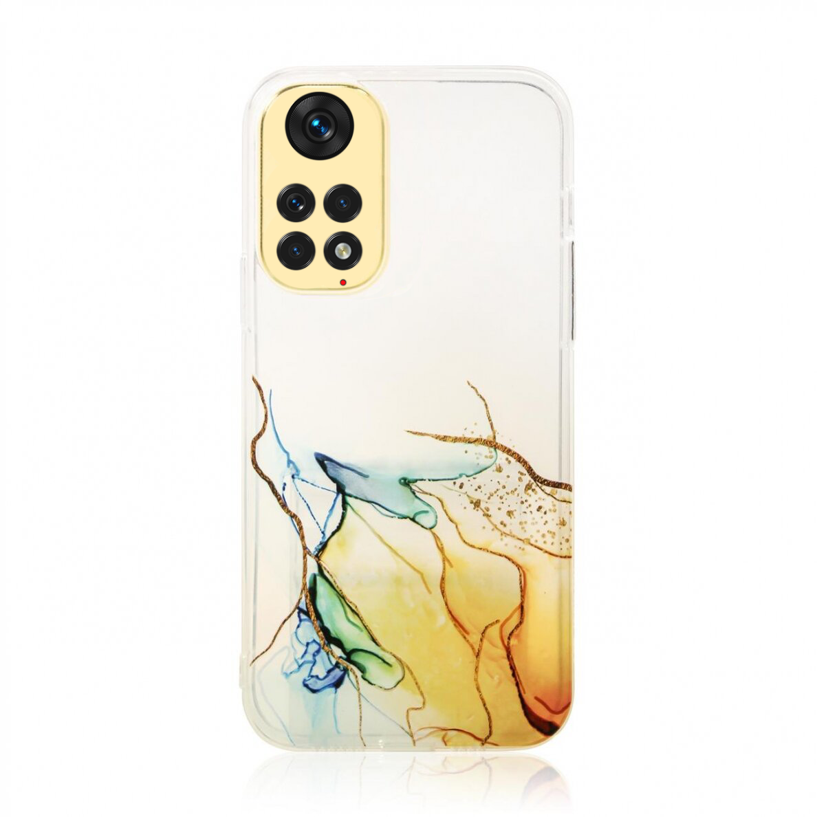 Dėklas Marble Case Xiaomi Redmi Note 11 Pro Oranžinis Dėklas Marble Case Xiaomi Redmi Note 11 Pro Oranžinis