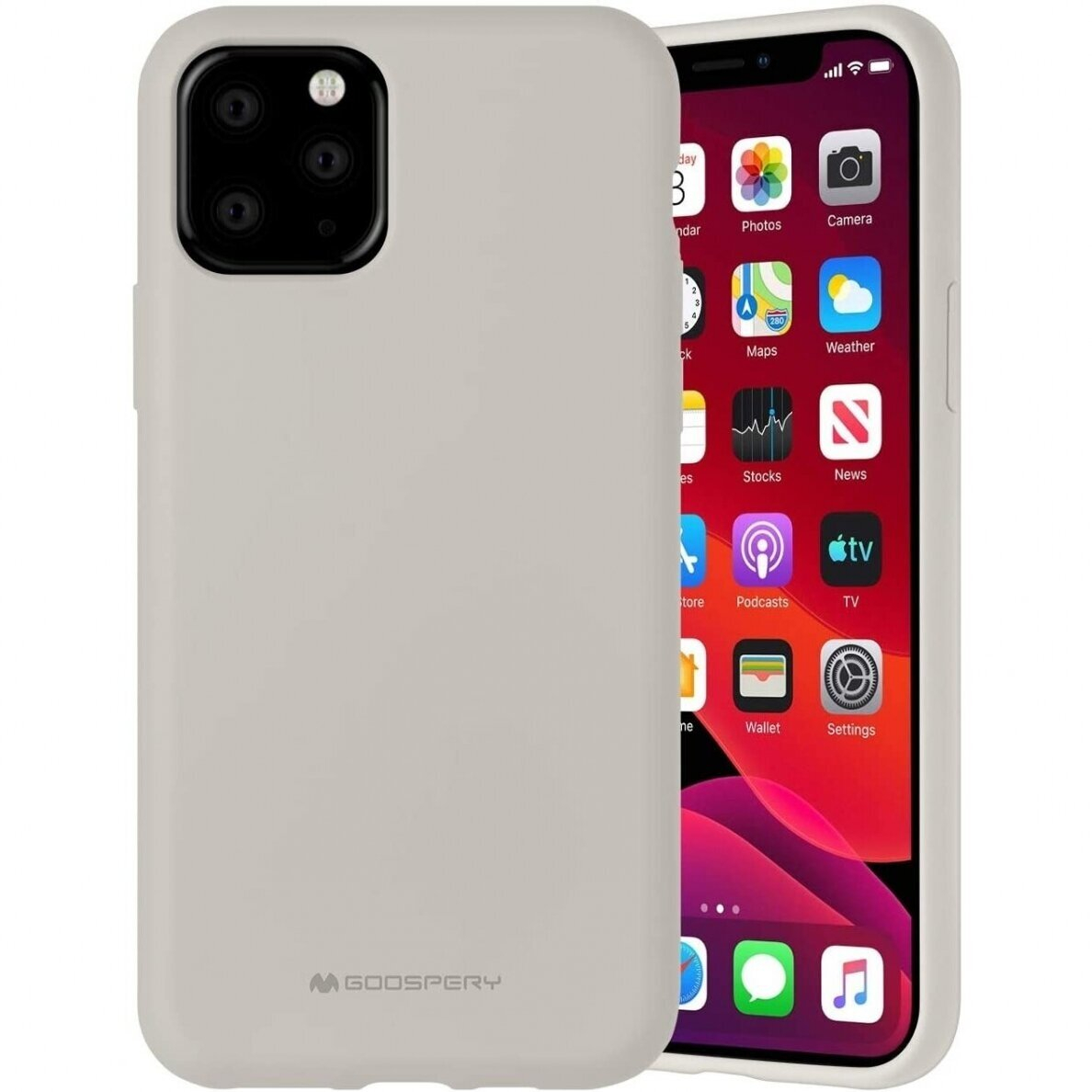 Dėklas Mercury LSR Soft Apple Iphone 12/12 Pro Akmens Spalvos  UGLX912