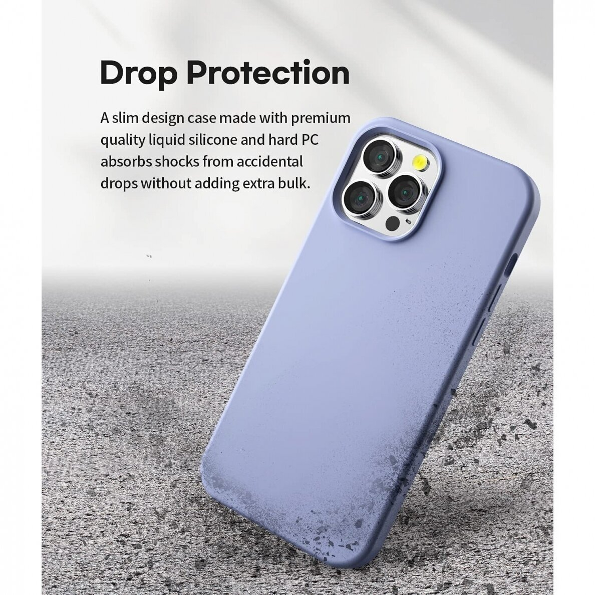 Dėklas Mercury Silicone Case Apple iPhone 13 levandos pilka 4 Dėklas Mercury Silicone Case Apple iPhone 13 levandos pilka 4