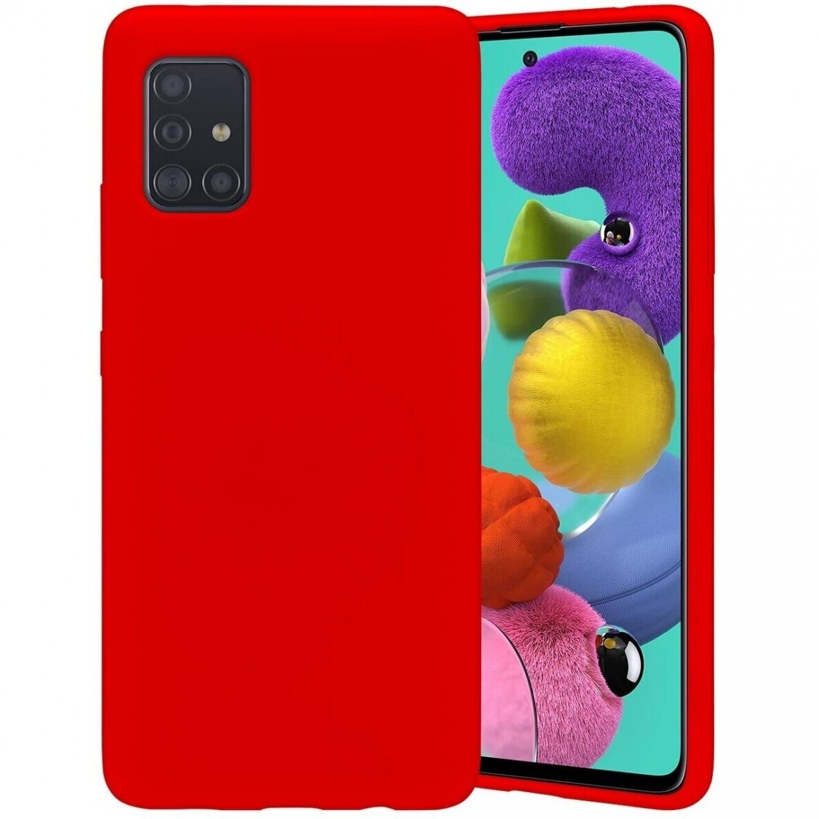 Dėklas Mercury Soft Jelly Case Samsung A73 5G raudonas Dėklas Mercury Soft Jelly Case Samsung A73 5G raudonas
