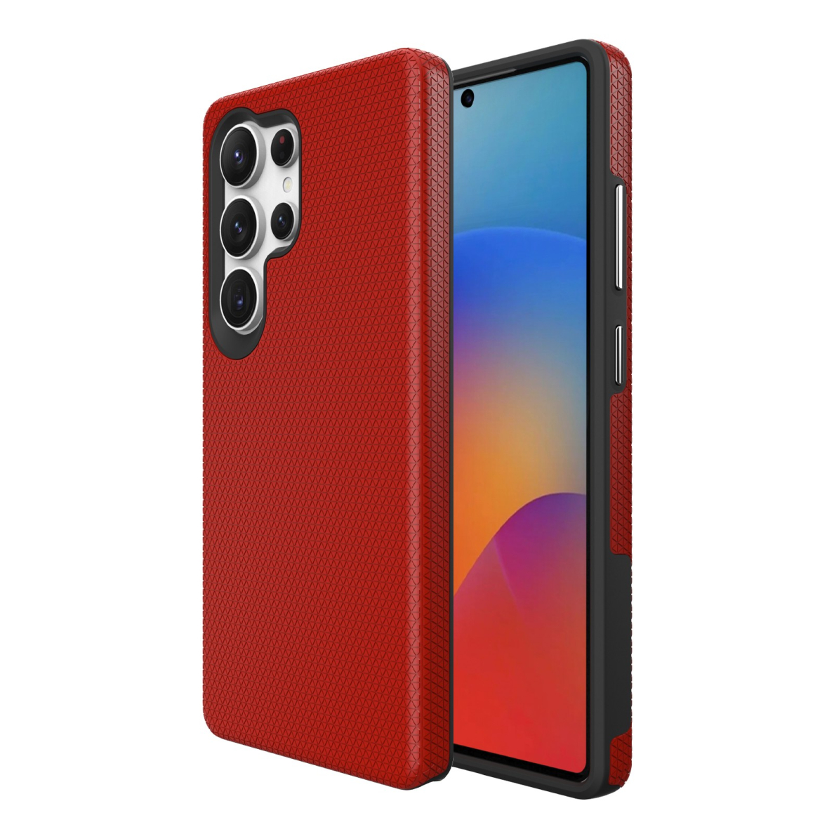 Dėklas Perfectionists Triangle Case Samsung S908 S22 Ultra 5G raudonas Dėklas Perfectionists Triangle Case Samsung S908 S22 Ultra 5G raudonas