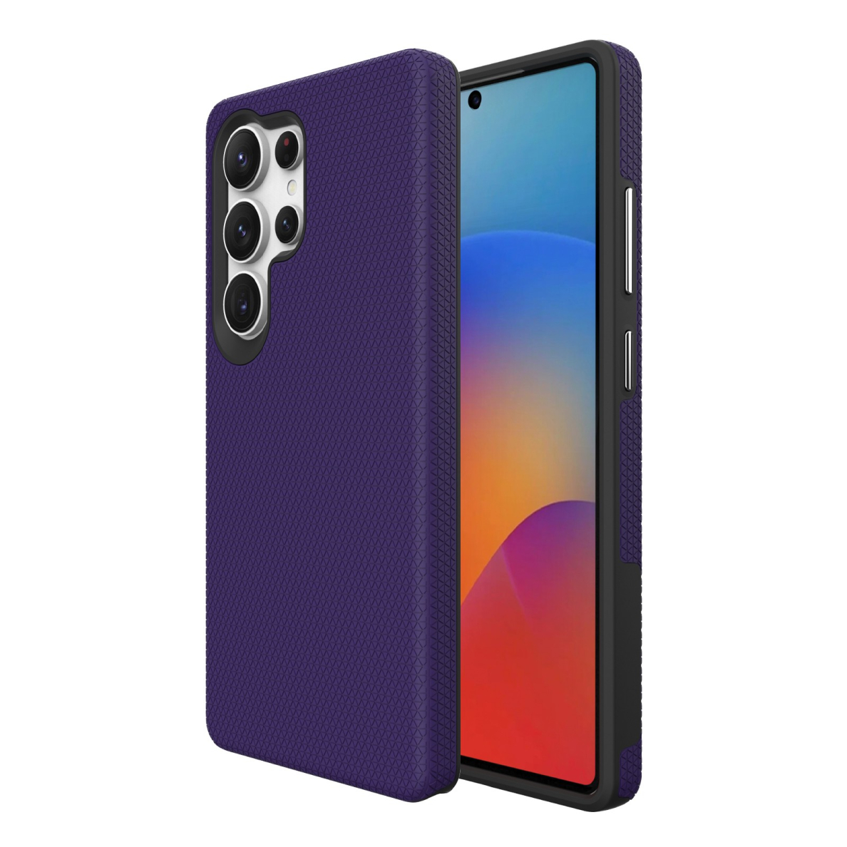 Dėklas Perfectionists Triangle Case Samsung S938 S25 Ultra violetinis