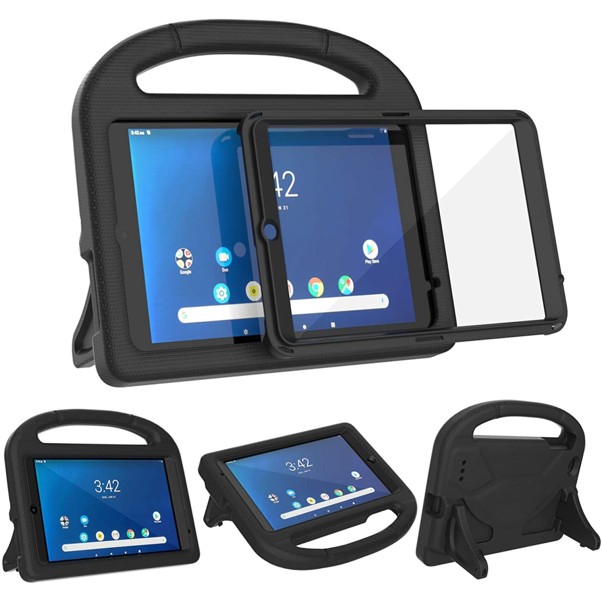 Dėklas Shockproof Kids Samsung X200/X205 Tab A8 10.5 2021 juodas Dėklas Shockproof Kids Samsung X200/X205 Tab A8 10.5 2021 juodas