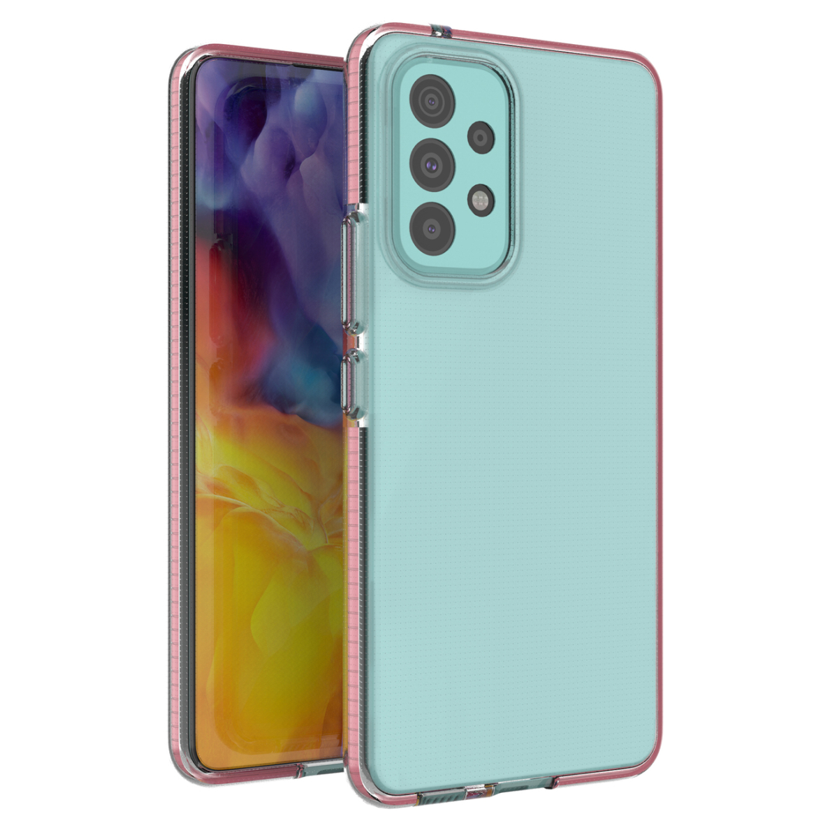 Dėklas Spring Case Samsung Galaxy A73 šviesiai rožinis Dėklas Spring Case Samsung Galaxy A73 šviesiai rožinis
