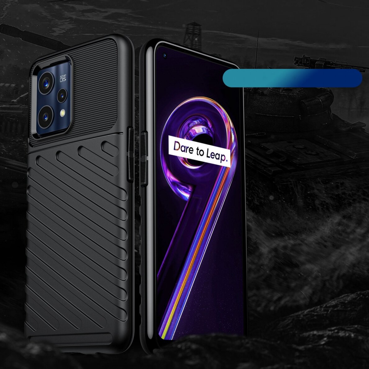 Dėklas Thunder Case Flexible Realme 9 Pro + (9 Pro Plus) Juodas 1 Dėklas Thunder Case Flexible Realme 9 Pro + (9 Pro Plus) Juodas 1