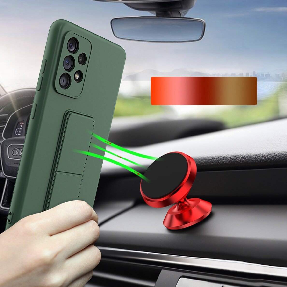 Dėklas Wozinsky Kickstand Silicone Xiaomi Poco X4 Pro 5G Juodas 8 Dėklas Wozinsky Kickstand Silicone Xiaomi Poco X4 Pro 5G Juodas 8