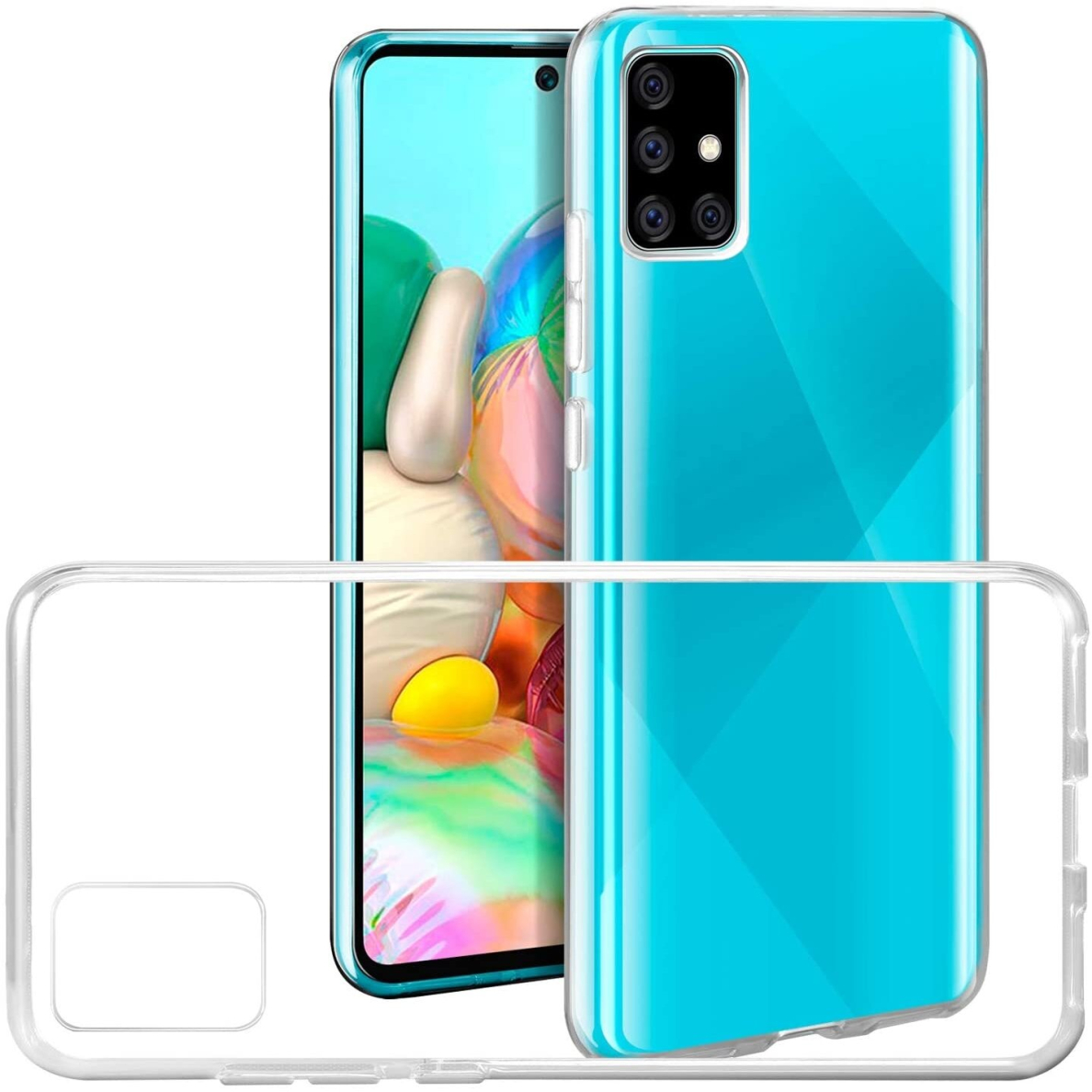 Dėklas X-Level Antislip/O2 Samsung A715 A71 Skaidrus 2 Dėklas X-Level Antislip/O2 Samsung A715 A71 Skaidrus 2