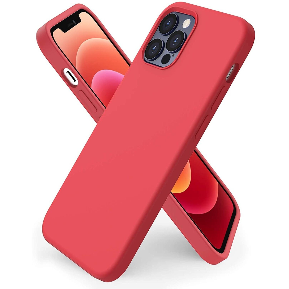 Dėklas Soft silicone by X-level Apple iPhone 12/12 Pro raudonas Dėklas Soft silicone by X-level Apple iPhone 12/12 Pro raudonas