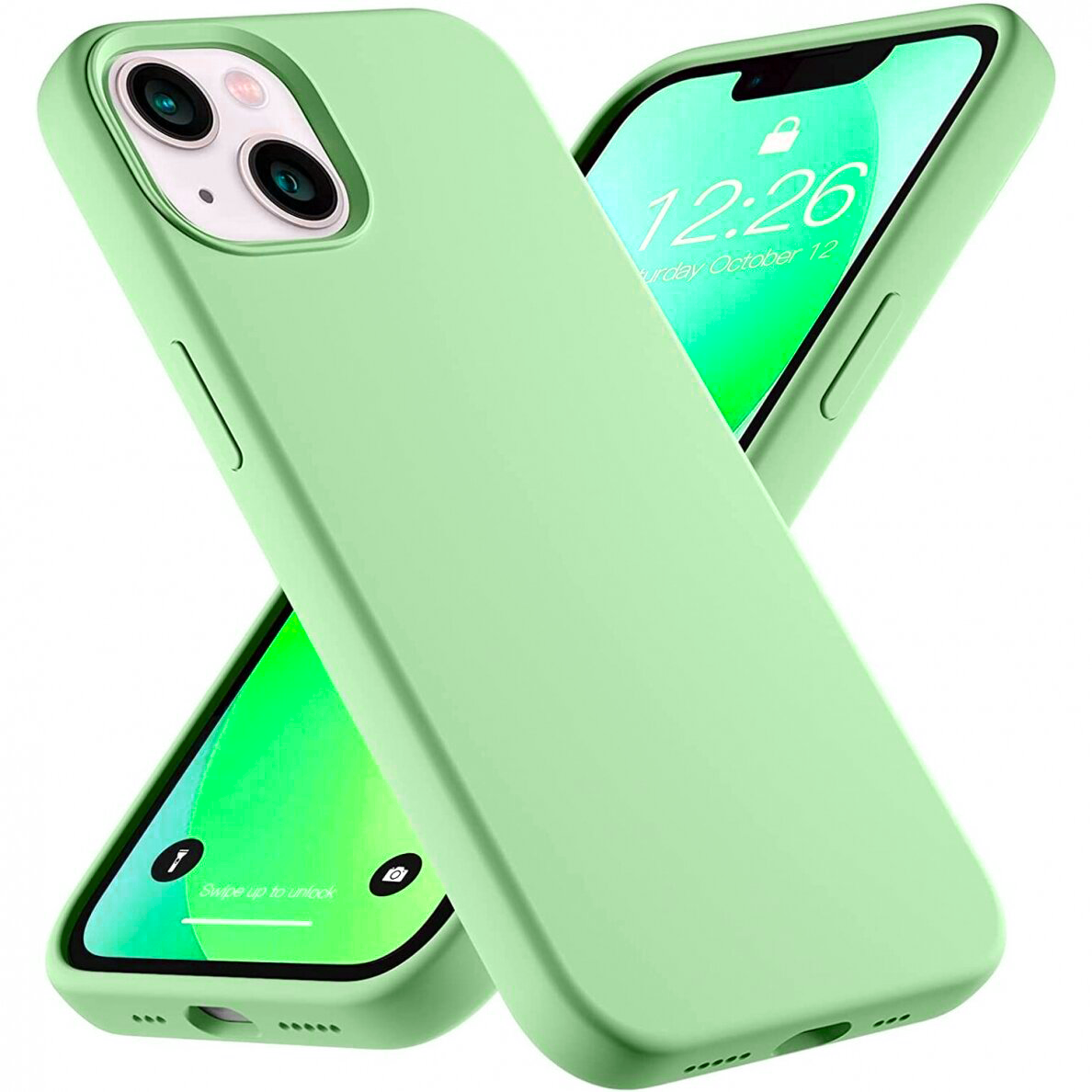 Dėklas Soft silicone by X-level Apple iPhone 14 Plus matcha žalias Dėklas Soft silicone by X-level Apple iPhone 14 Plus matcha žalias