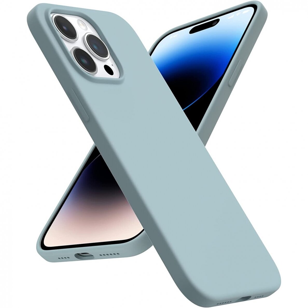 Dėklas Soft silicone by X-level iPhone 14 Pro šviesiai žalias