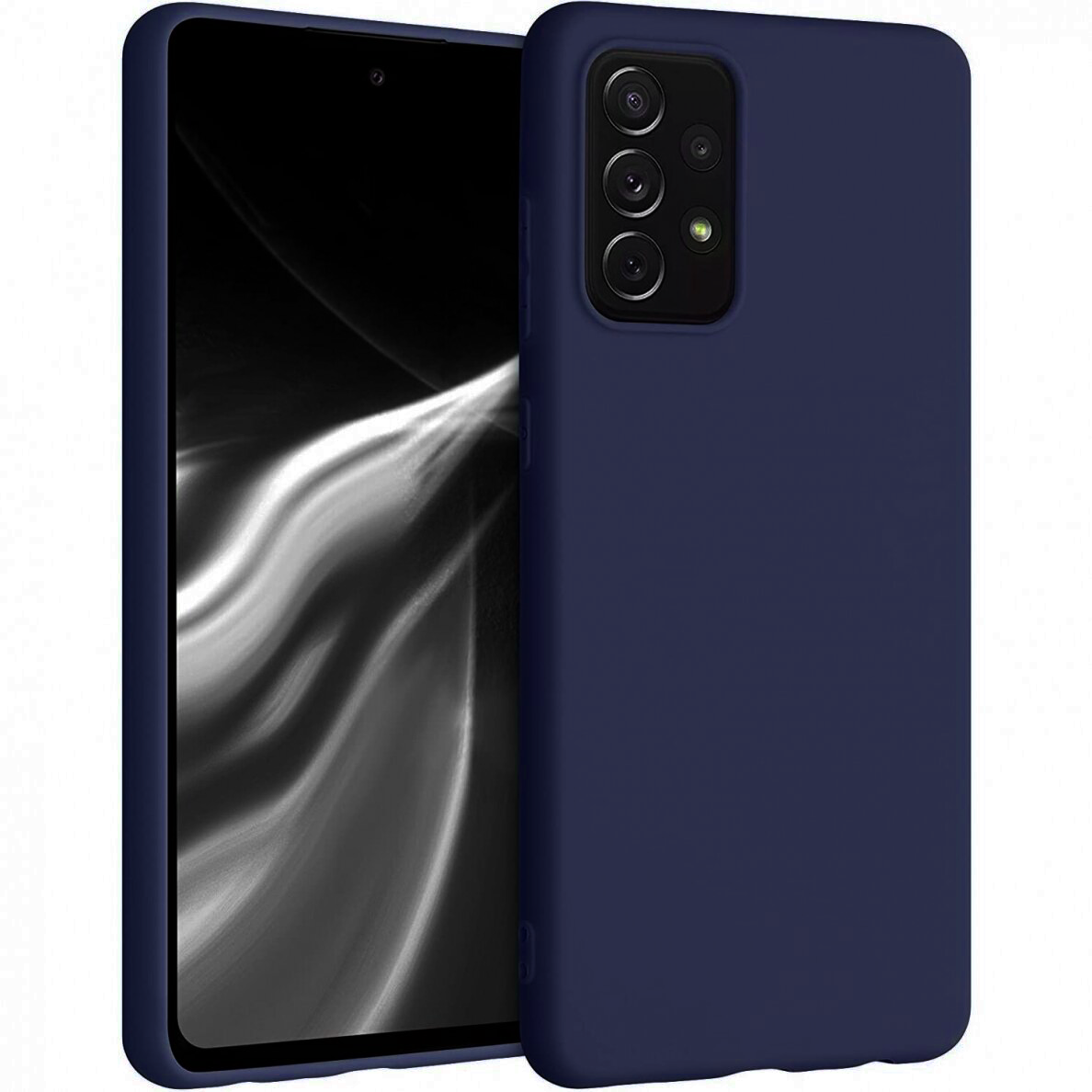 Dėklas Soft silicone by X-level Samsung A13 4G tamsiai mėlynas