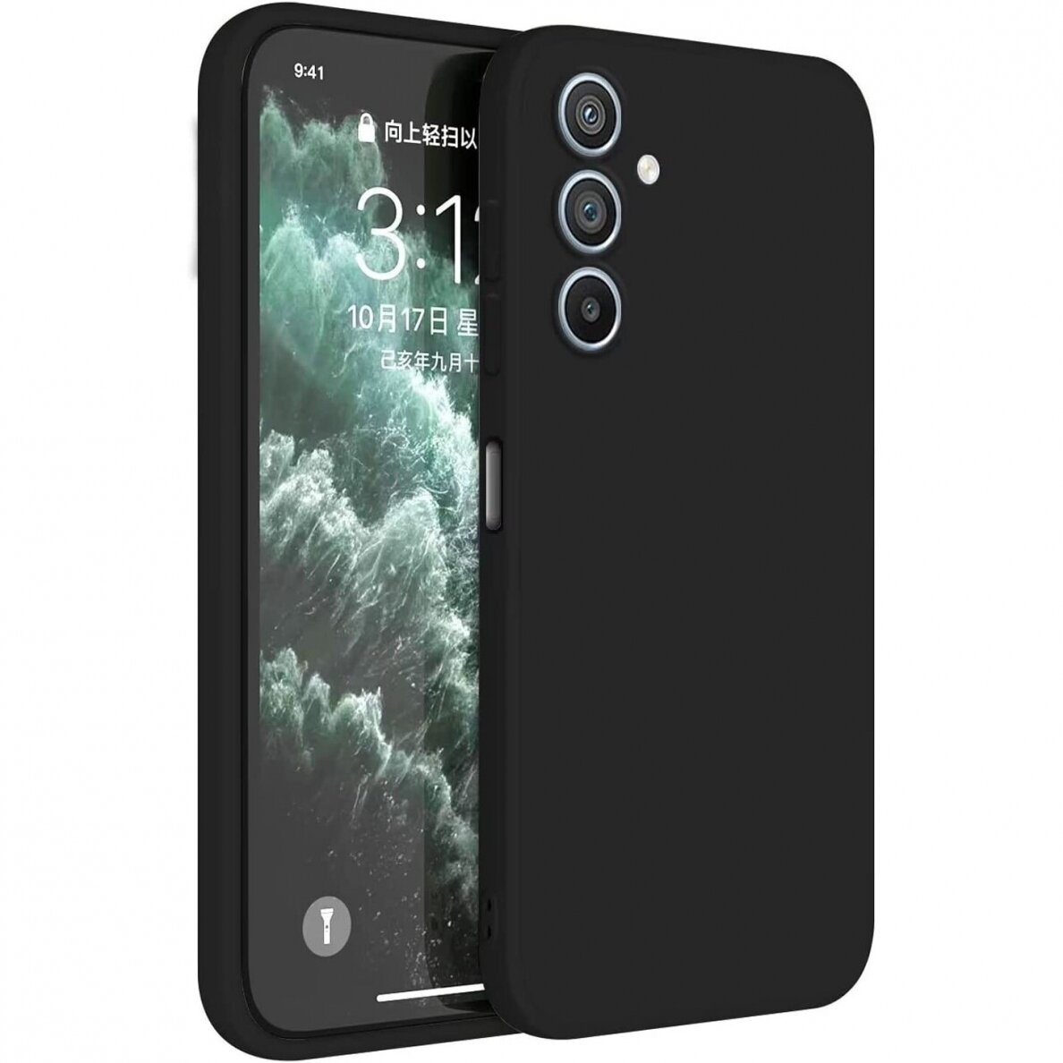 Dėklas Soft silicone by X-level Samsung A146 A14 5G juodas Dėklas Soft silicone by X-level Samsung A146 A14 5G juodas