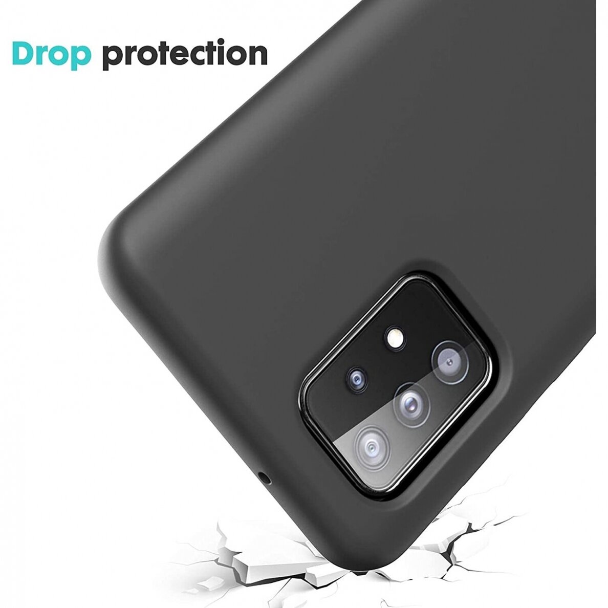 Dėklas Soft silicone by X-level Samsung A52/ A52s juodas 1 Dėklas Soft silicone by X-level Samsung A52/ A52s juodas 1