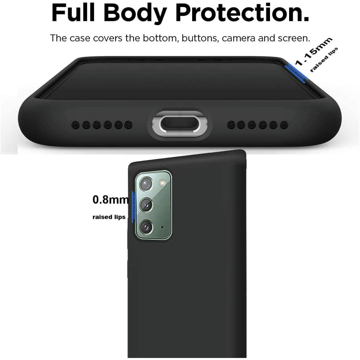 Dėklas Soft silicone by X-level Samsung S20 Fe/S20 Lite Juodas  CGX0091 UGLX912 2