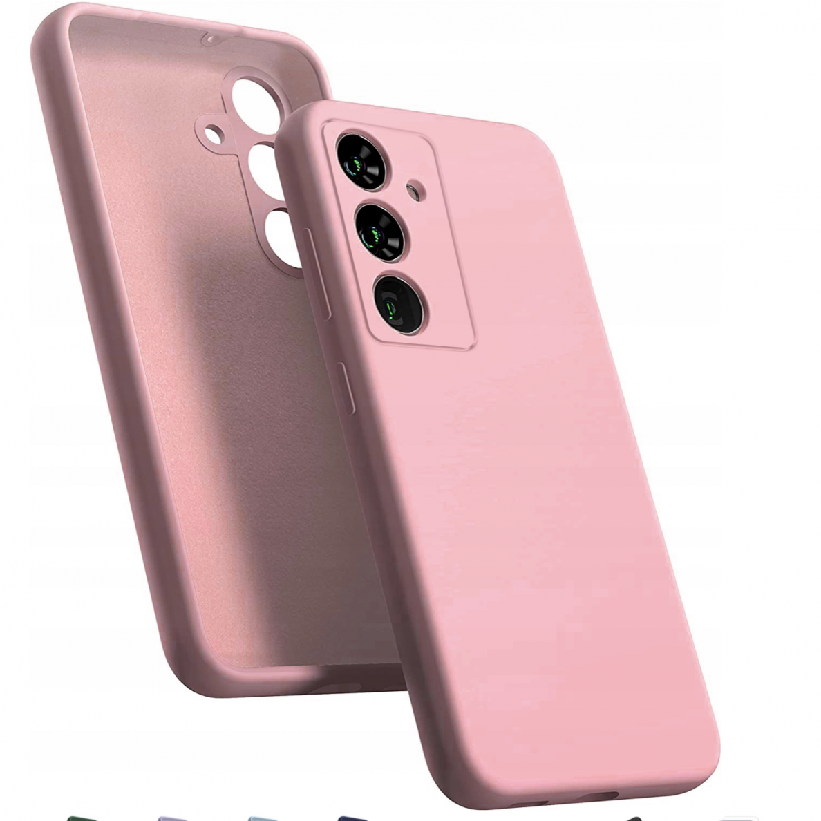 Dėklas Soft silicone by X-level Samsung S916 S23 Plus 5G šviesiai rožinis